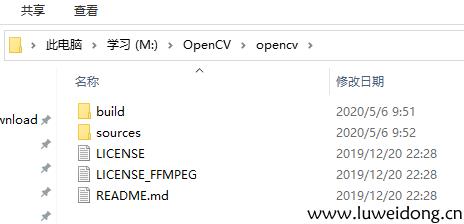 OpenCV在windows中的环境搭配