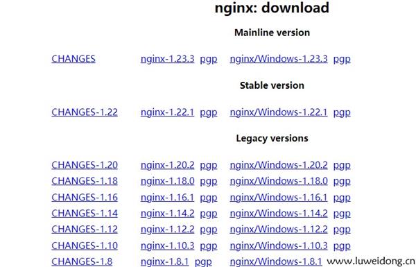 windowsNginx简单使用