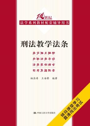 刑法教学法条（21世纪法学系列教材配套辅导用书）