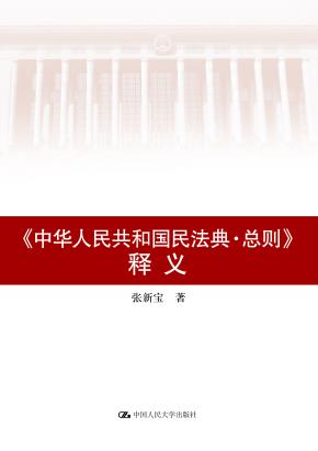 《中华人民共和国民法典·总则》释义