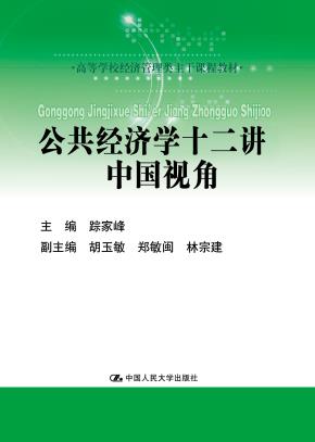 公共经济学十二讲：中国视角（高等学校经济管理类主干课程教材）